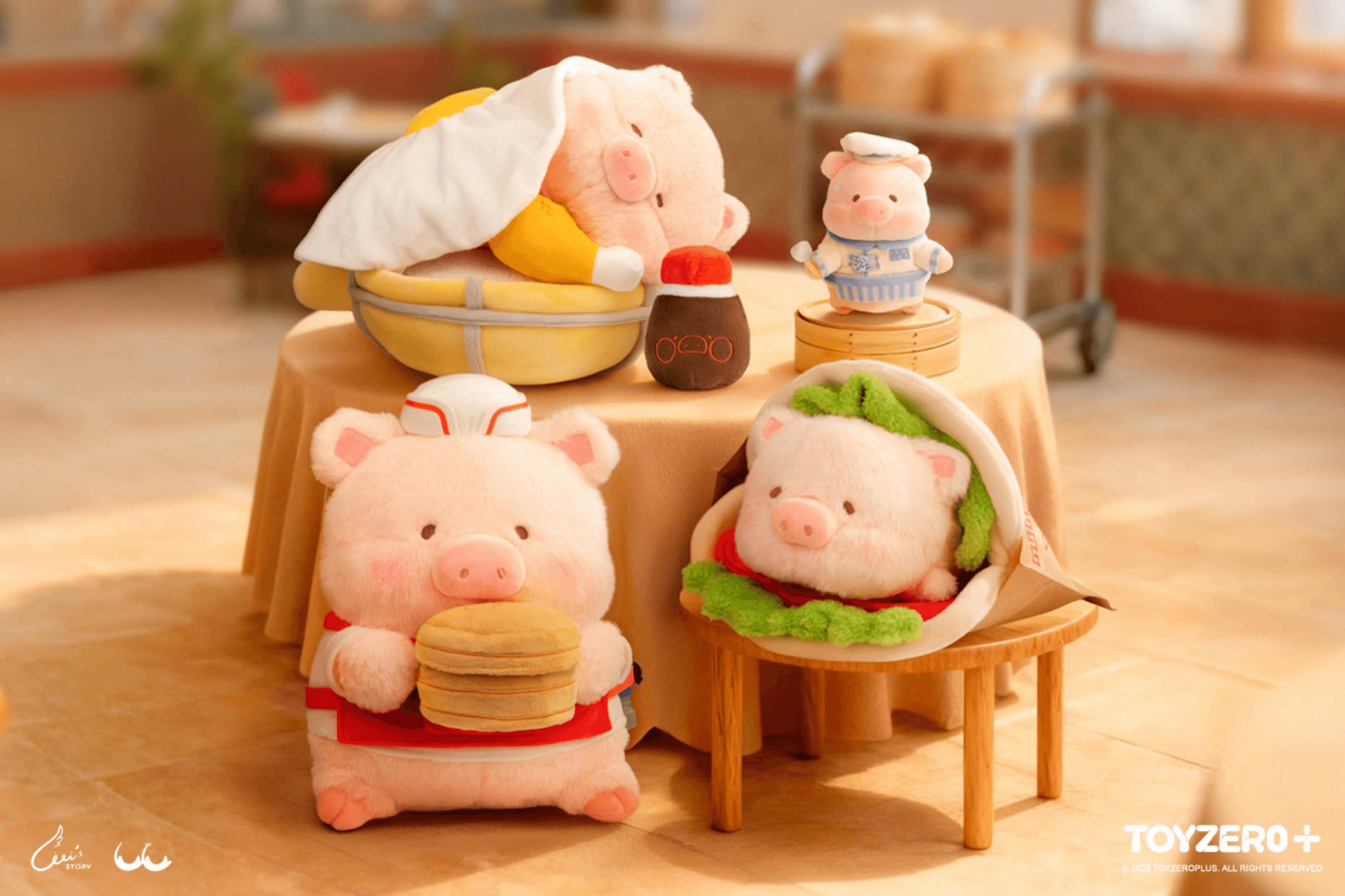 LuLu the Piggy Lu's Table - Claypot Rice Lu Plush | 6978531761902
