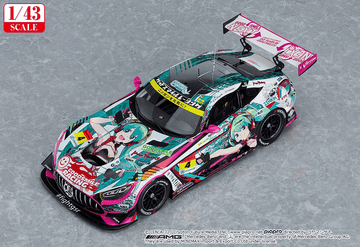 (Rerelease) 1/43rd Scale Good Smile Hatsune Miku AMG 2020 SUPER GT Okayama Test Ver.