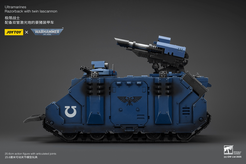 JOYTOY Ultramarines Razorback with twin lascannon