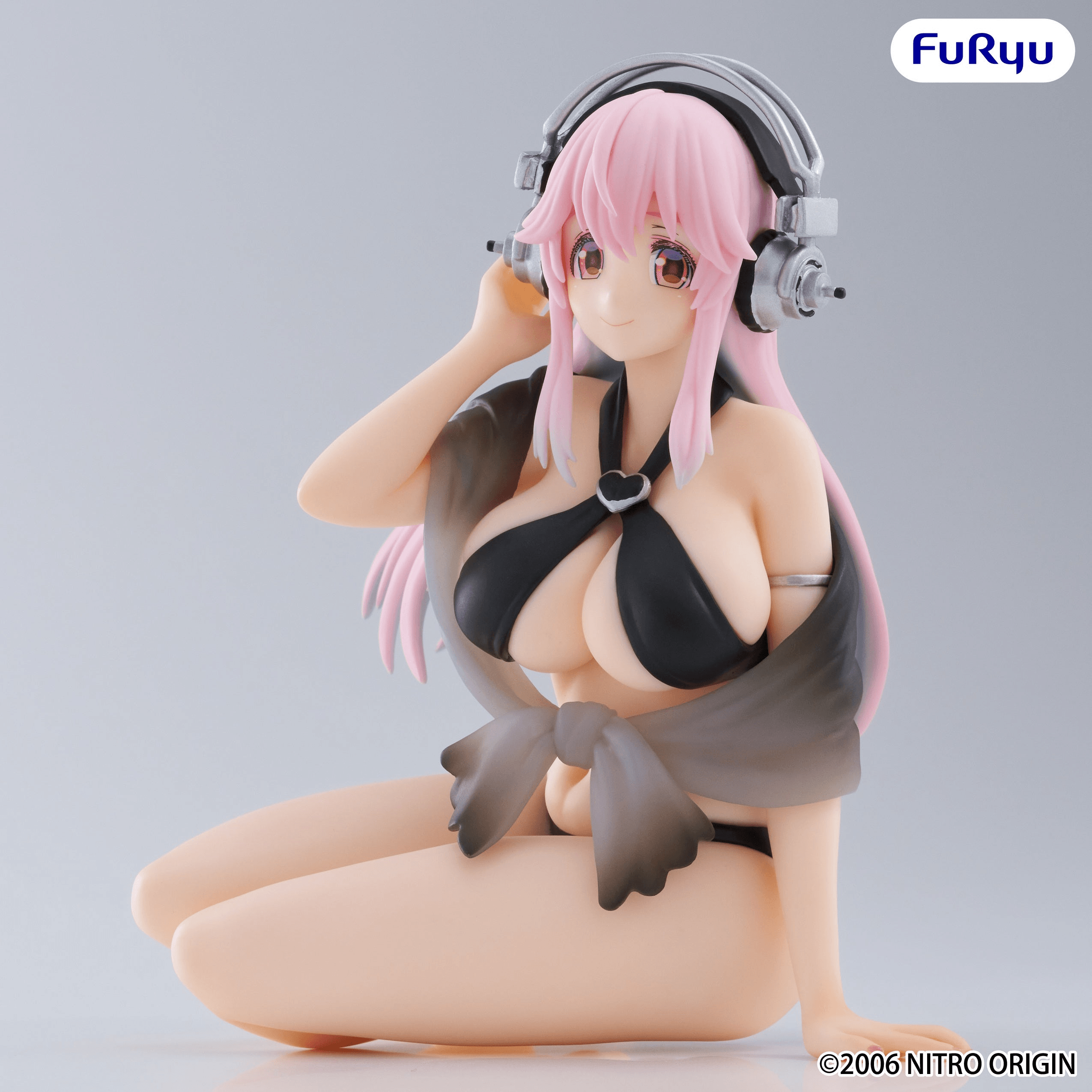SUPER SONICO Noodle Stopper Figure -Swimsuit Black Color ver.- | 4571623513049