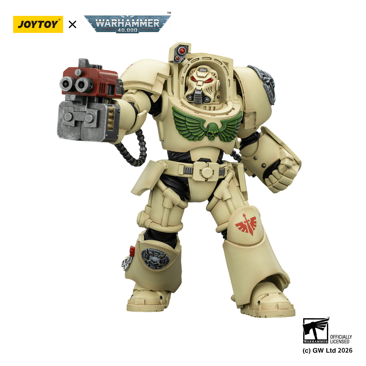 Dark Angels Deathwing Terminator 2 with Power Fist and Storm Bolter | 6927054403134