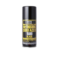 Mr Hobby Mr Finishing Surfacer Spray 1500 Black | 4973028927955