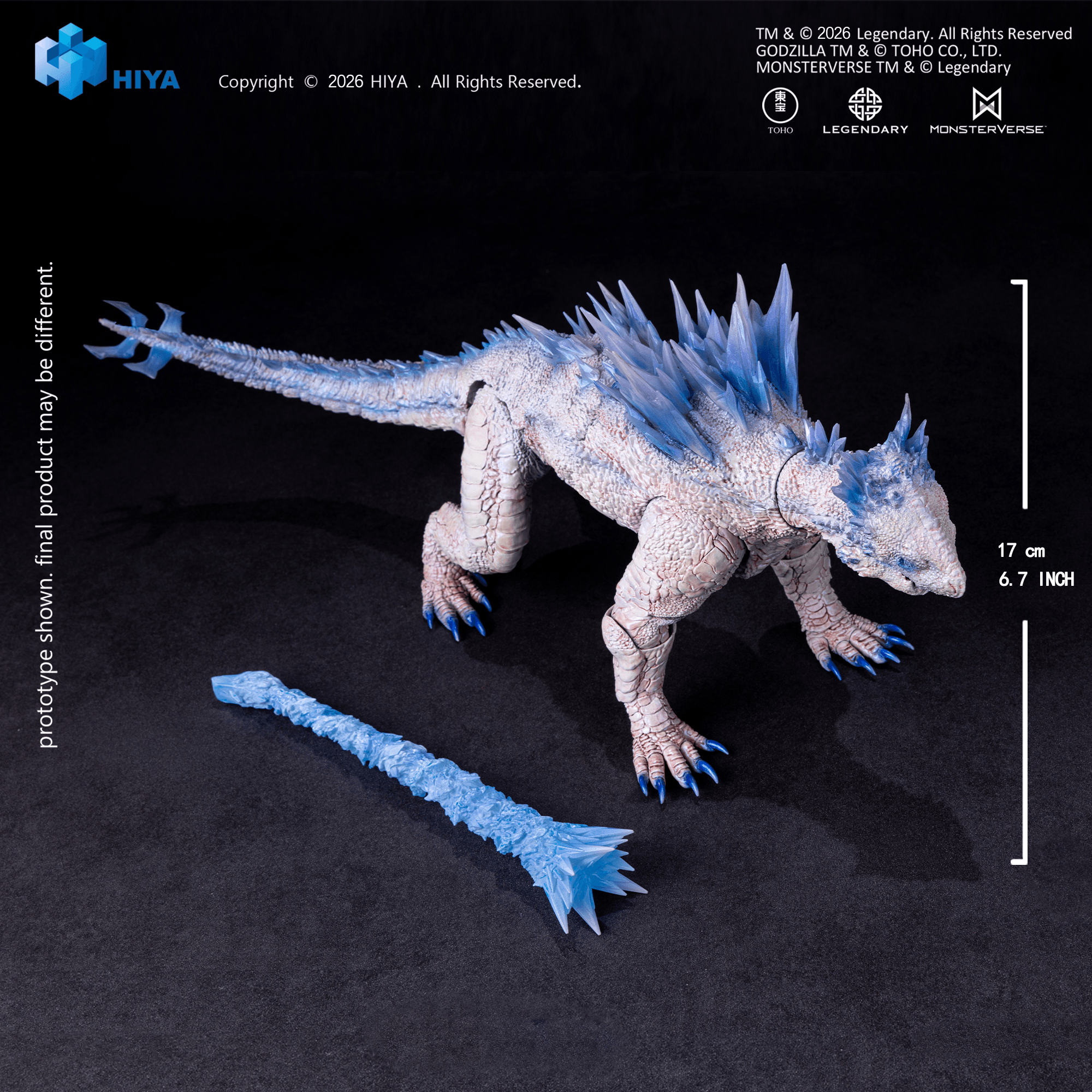 None Scale 6.7 Inch Godzilla x Kong The New Empire Frost Bite Blast Shimo Action Figure | 6957534205385