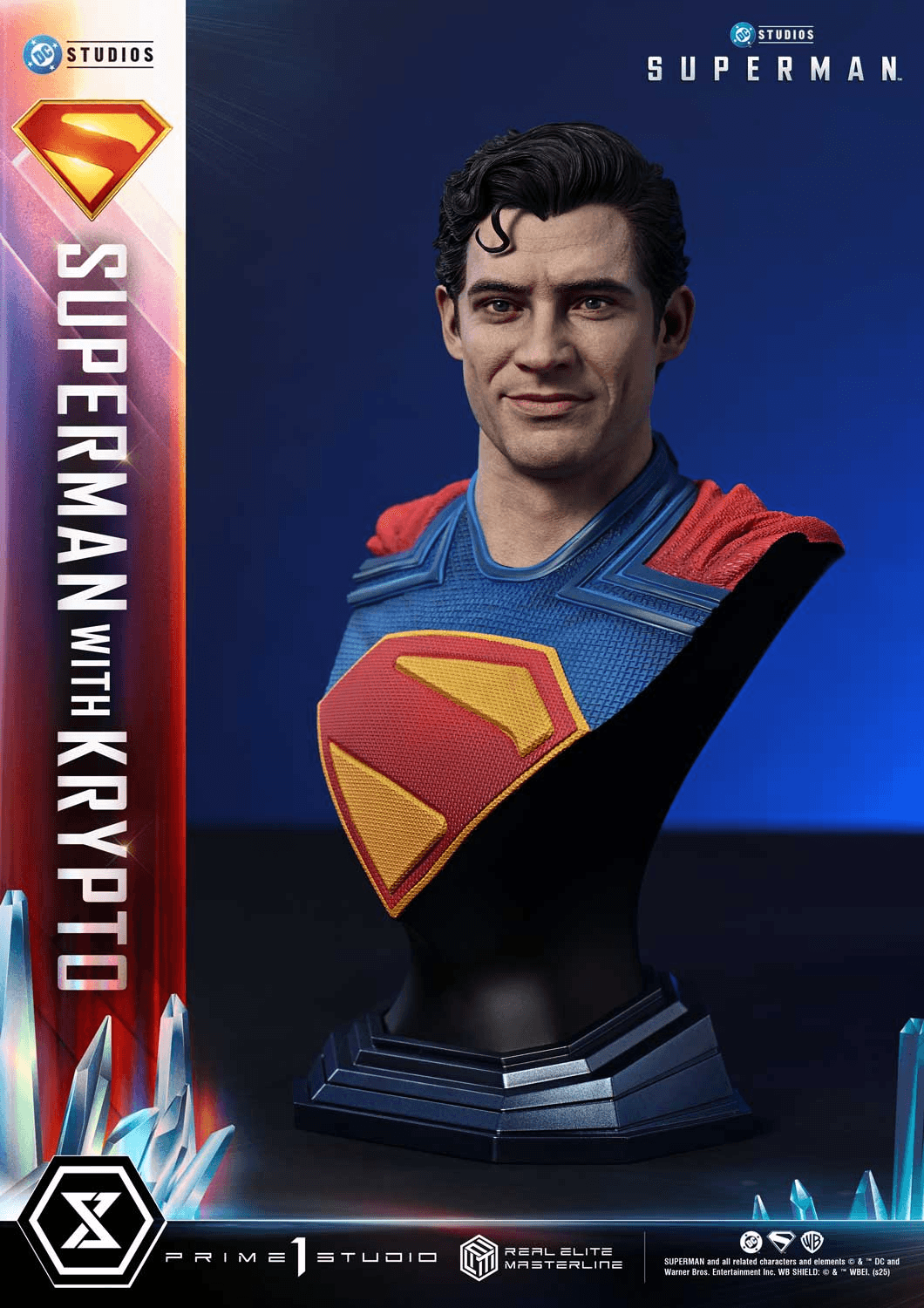 Real Elite Masterline Superman (2025 Film) Superman with Krypto  | 4582647123015