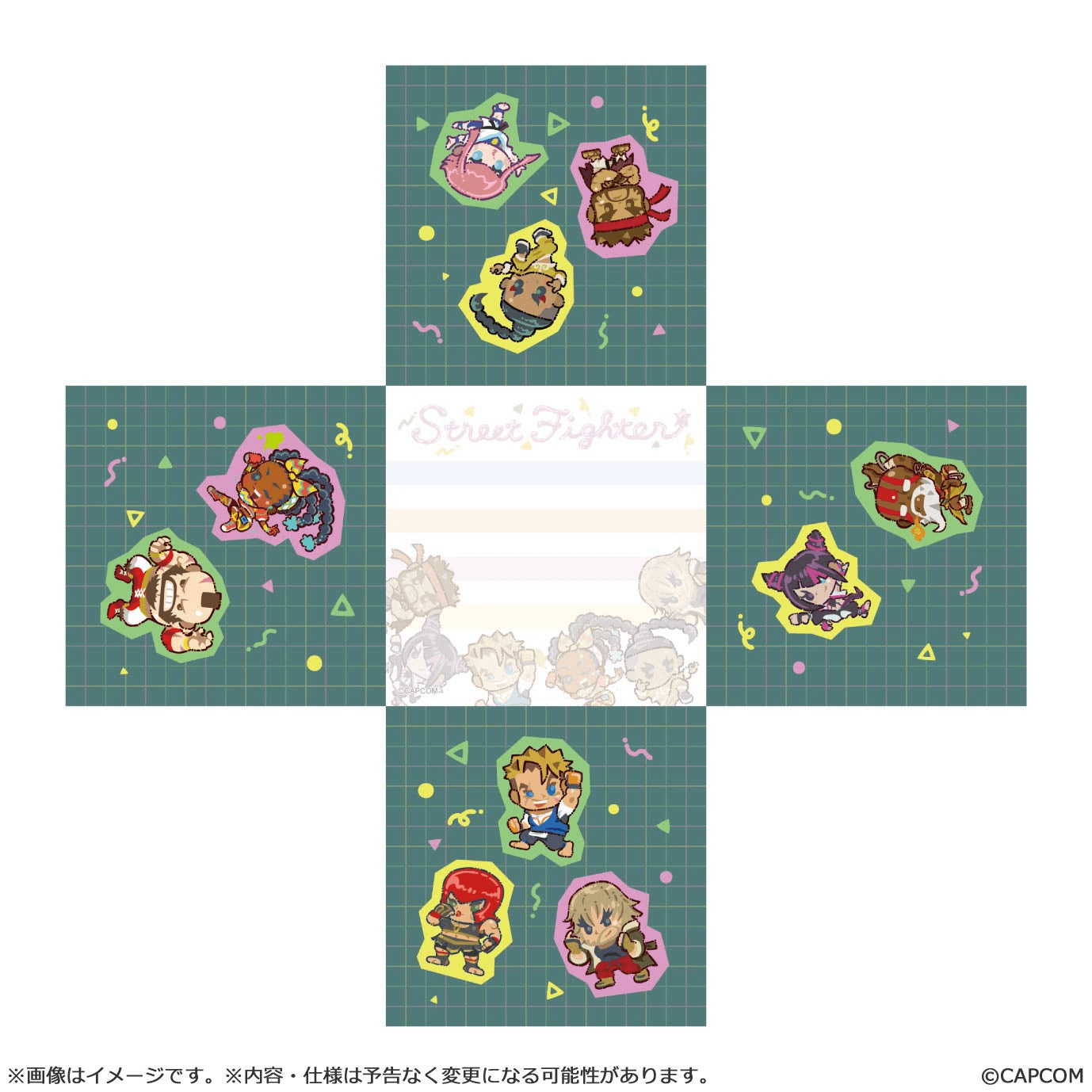 Street Fighter 6 Memo block CHIBI STYLE | 4976219139601