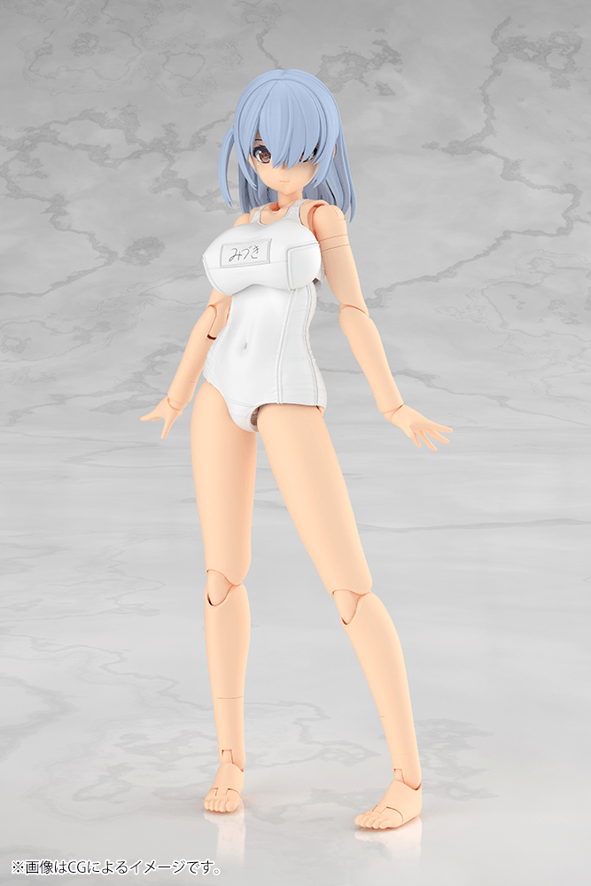 FRAME ARMS GIRL MIZUKI School Swimsuits White Ver.