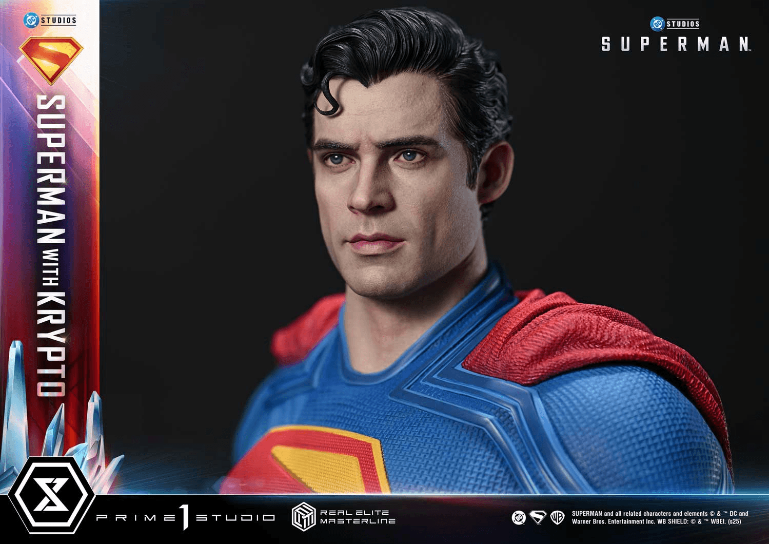 Real Elite Masterline Superman (2025 Film) Superman with Krypto  | 4582647123015