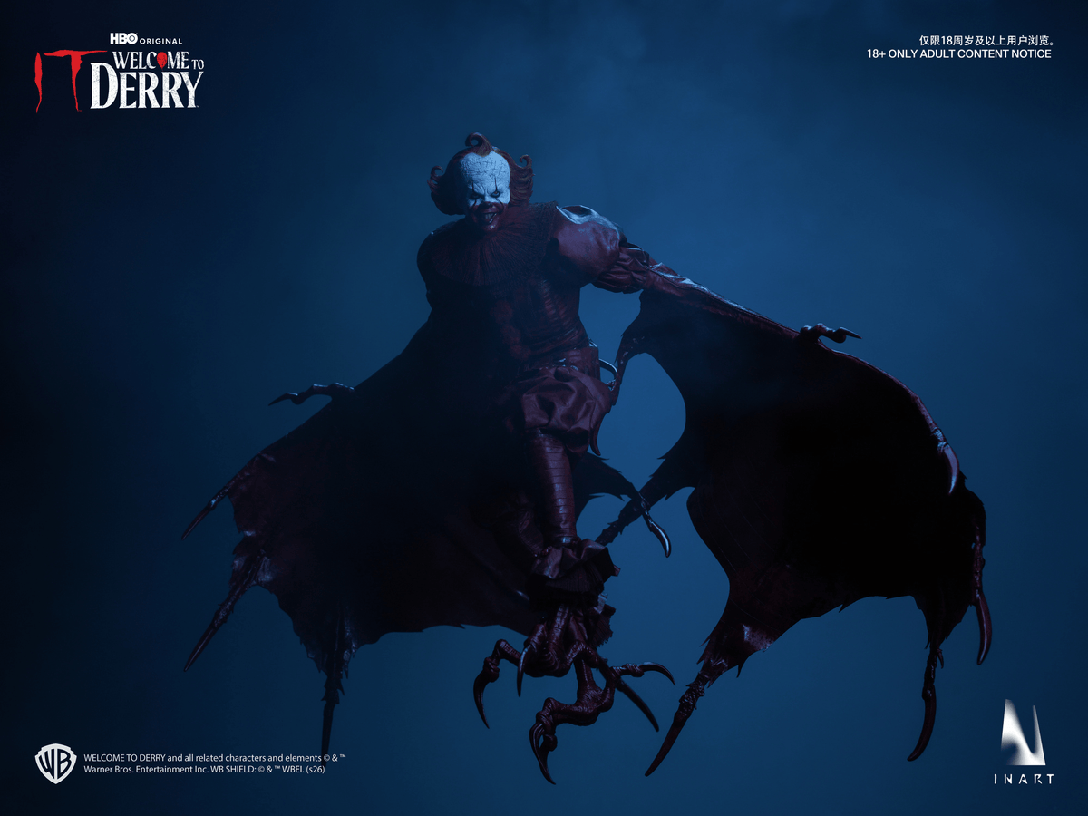INART - IT: Welcome to Derry Season 1 - Pennywise (Bloody Version) 1/6 Collectible Figure