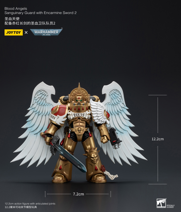 Joy Toy Blood Angels Sanguinary Guard with Encarmine Sword 2 | 6973130377066