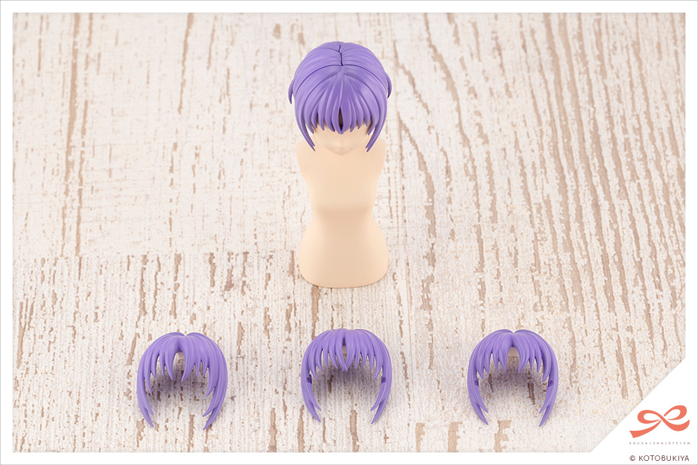 AFTER SCHOOL SHORT WIG TYPE: A [ORANGE &amp; PURPLE] | 0190526034334