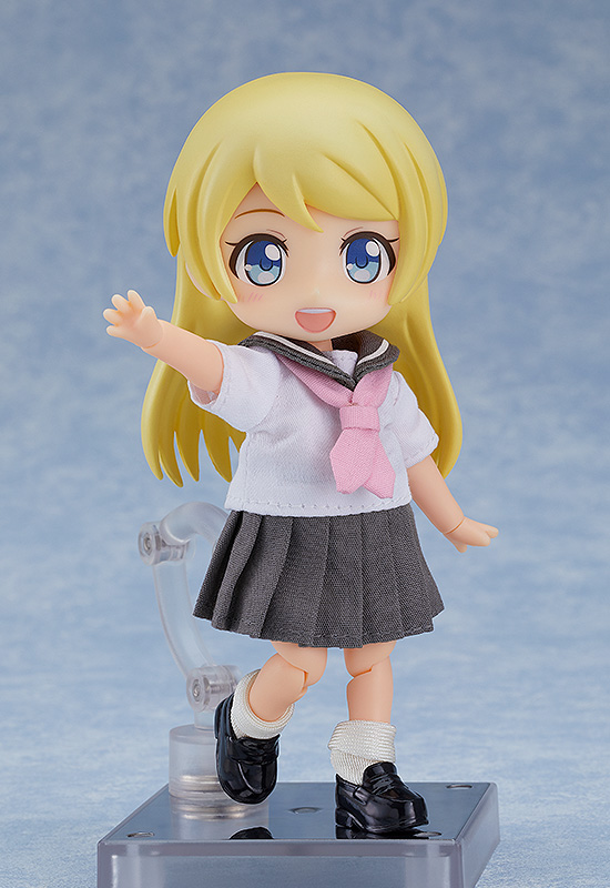 Good Smile Company Nendoroid Doll Outfit Set: Short-Sleeved Sailor Outfit (Gray)(4580590173767)(4580590173767)