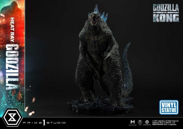 Prime 1 Studio Ultimate Diorama Masterline Godzilla vs Kong (Film) Heat Ray Godzilla Vinyl Statue(4580708037981)(4580708037981)