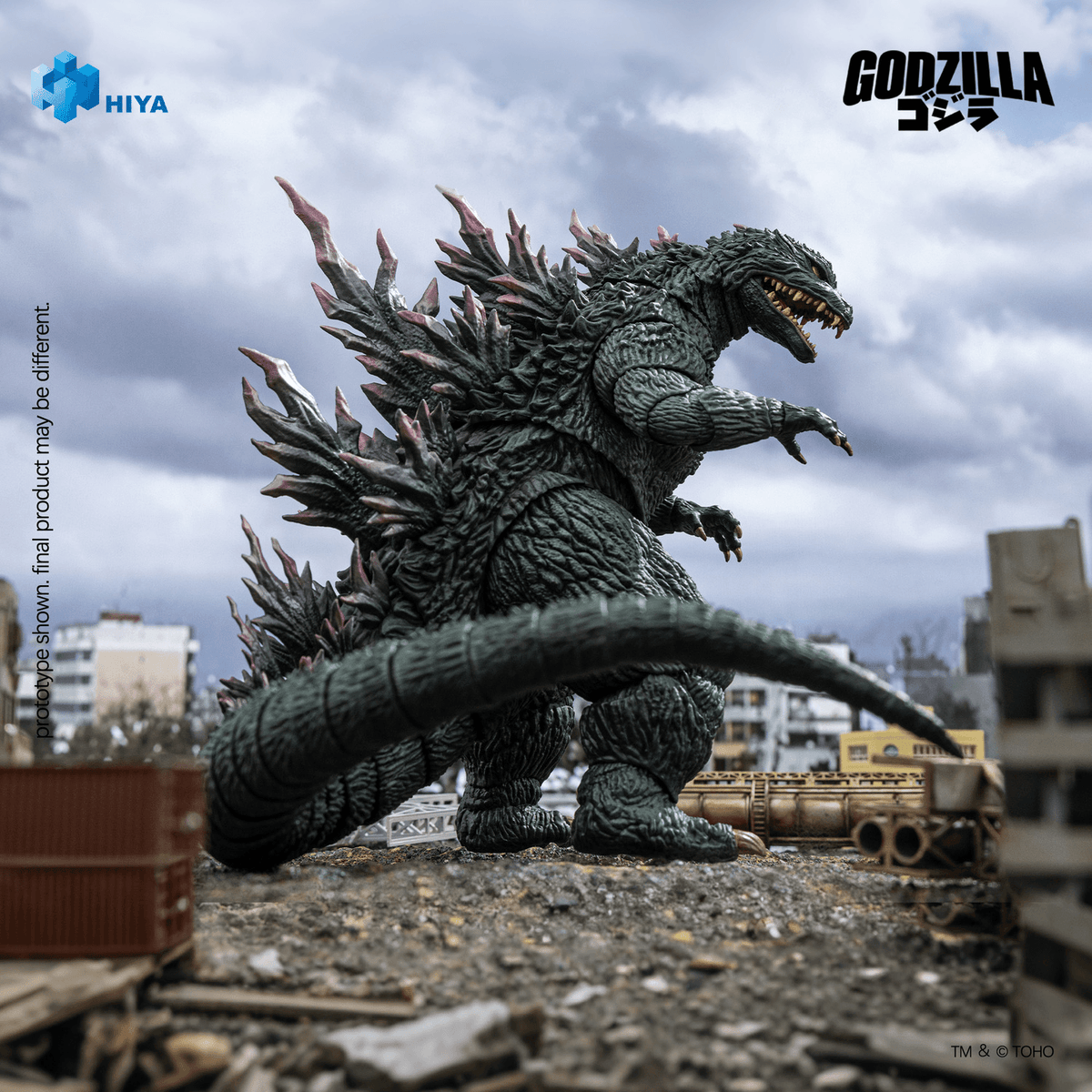 HIYA Exquisite Basic Series None Scale 7 Inch Godzilla vs. Megaguirus 2000 Godzilla Action Figure
