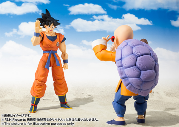 BANDAI Tamashii Son Goku -A Saiyan Raised On Earth- Dragon Ball Z, TAMASHII NATIONS S.H.Figuarts(4573102555403)(4573102555403)