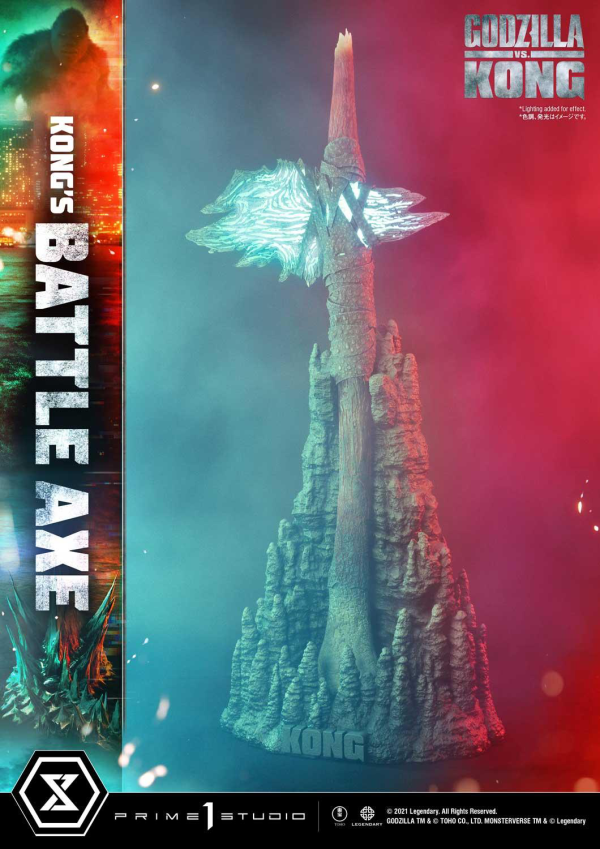 Prime 1 Studio Life Size Bust Godzilla vs Kong (Film) Kong's Battle Axe(4580708032139)(4580708032139)