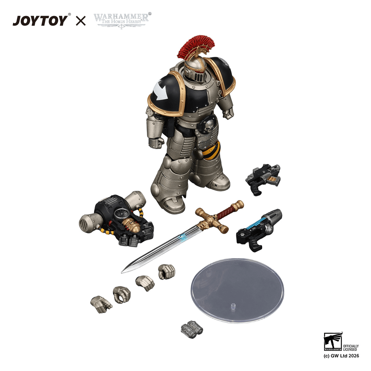 Iron Warriors Mkll Tactical Sergeant with Power Sword, Bolt Pistol and Plasma Pistol | 6927054404445