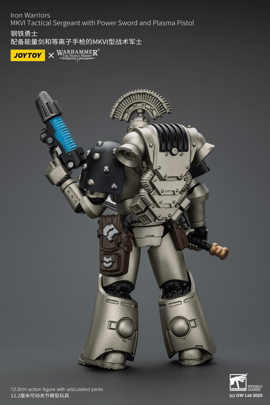 JOYTOY Iron Warriors MKVI Tactical Sergeant with Power Sword and Plasma Pistol