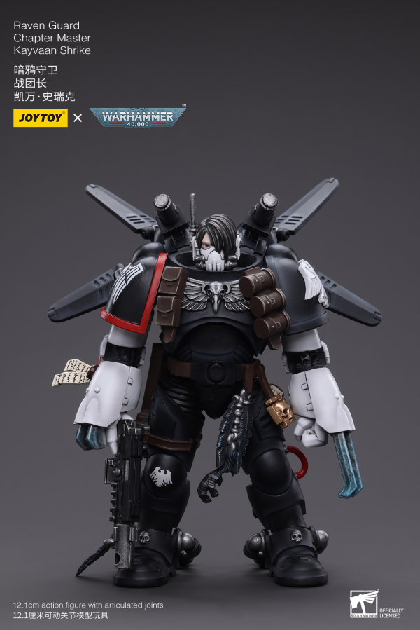 Joy Toy Raven Guard Chapter Master Kayvaan Shrike(6973130376427)(6973130376427)