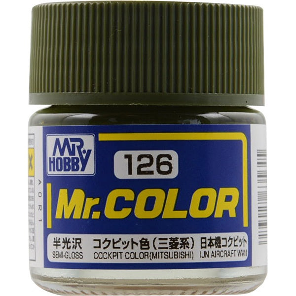 Mr Hobby Mr. Color 126 - Cockpit Color (Semi-Gloss/Aircraft) | 4973028635645