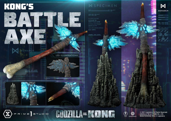 Prime 1 Studio Life Size Bust Godzilla vs Kong (Film) Kong's Battle Axe(4580708032139)(4580708032139)