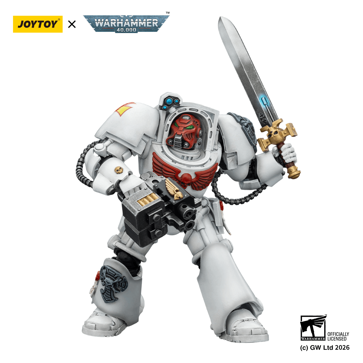 White Scars Terminator 1 with Power Sword and Storm Bolter | 6927054403189