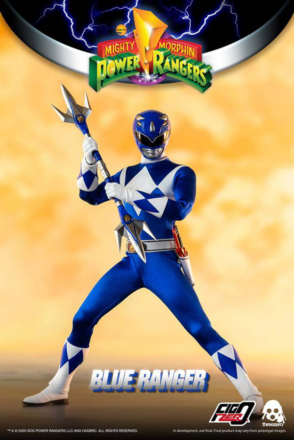 Three Zero Mighty Morphin Power Rangers - FigZero 1/6 Blue Ranger | 4897056203174