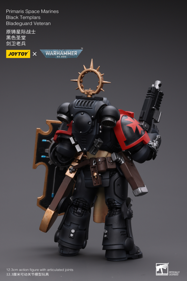 Joy Toy Primaris Space Marines Black Templars Bladeguard Veteran(6973130372801)(6973130372801)