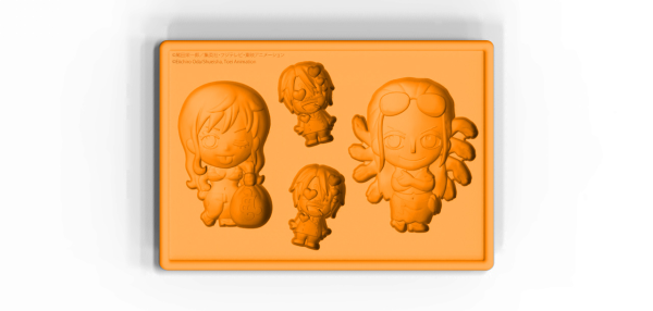 KOTOBUKIYA Silicone Tray - One Piece Nami & Robin with Sanji New World Ver | 603259028414
