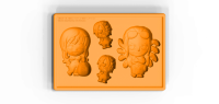 KOTOBUKIYA Silicone Tray - One Piece Nami & Robin with Sanji New World Ver | 603259028414