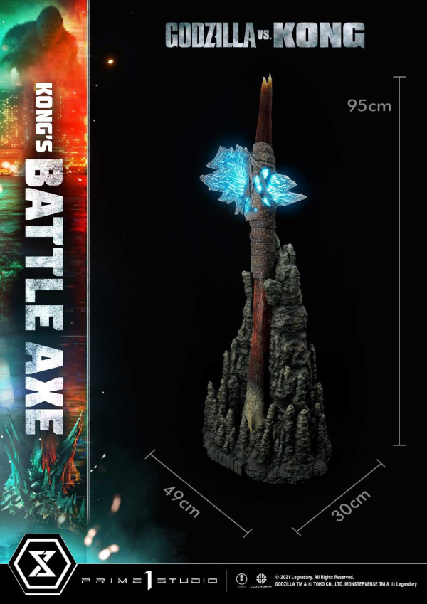 Prime 1 Studio Life Size Bust Godzilla vs Kong (Film) Kong's Battle Axe(4580708032139)(4580708032139)
