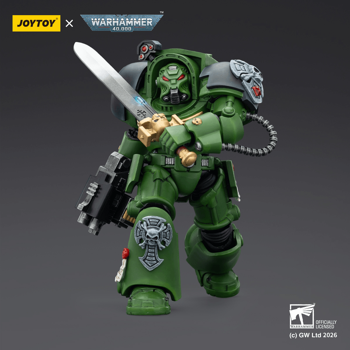 Salamanders Terminator 1 with Power Sword and Storm Bolter | 6927054403219