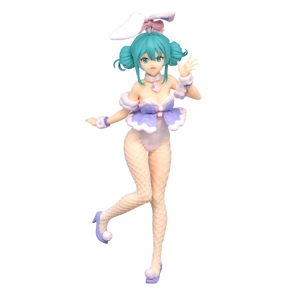 FURYU Corporation Hatsune Miku　BiCute Bunnies Figure -White Rabbit Purple Color ver.- | 4582655071759