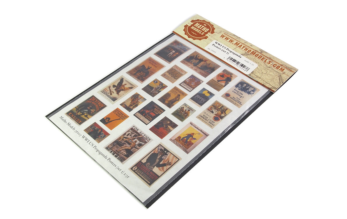 Matho 1/35 WWI US Propaganda Posters (set 1) | 5449612350038