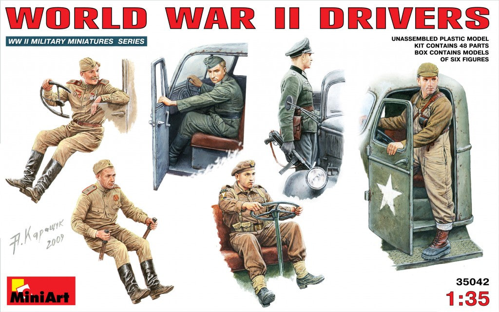 MiniArt 1/35 WW II Drivers | 4820041100929