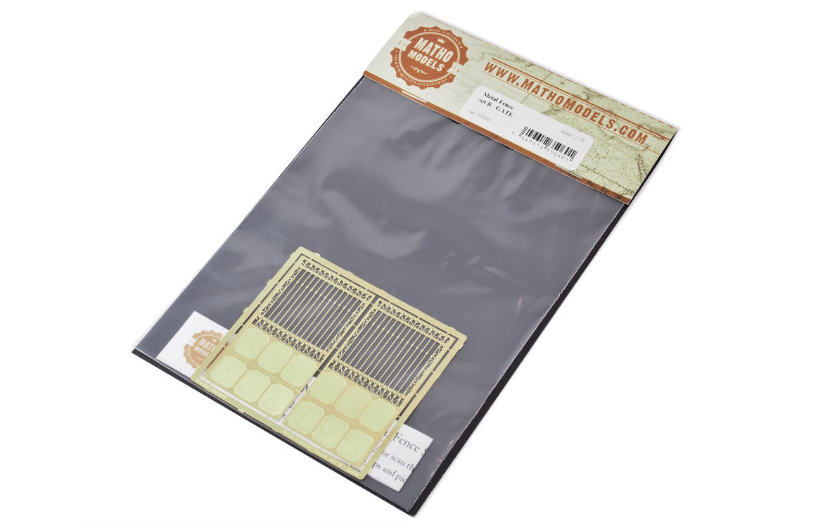Matho 1/35 Metal Fence Set B - Gate | 5907747901636