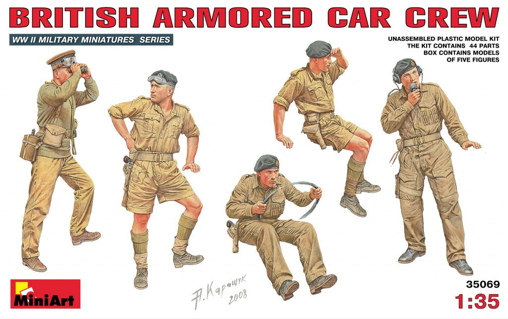 MiniArt British Armoured Car Crew (1/35) | 4820041101209