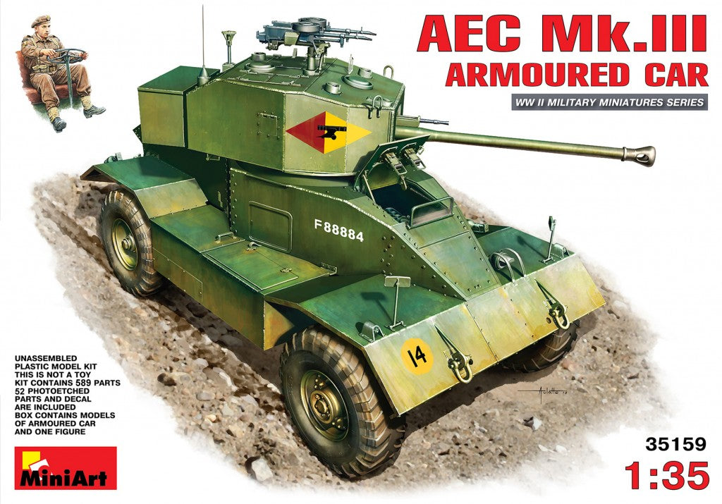 MiniArt AEC Mk 3 Armoured Car (1/35) | 4820041102954