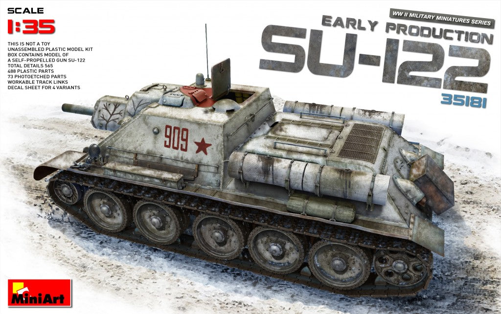 MiniArt 1/35 SU-122 (Early Production) | 4820183310392