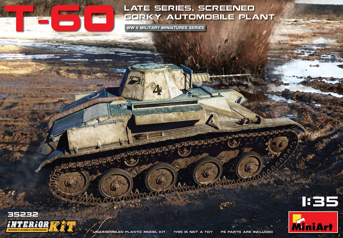 Miniart [35232] 1/35 T-60 Late Series, Screened (Gorky Automobile Plant) Interior Kit | 4820183311375