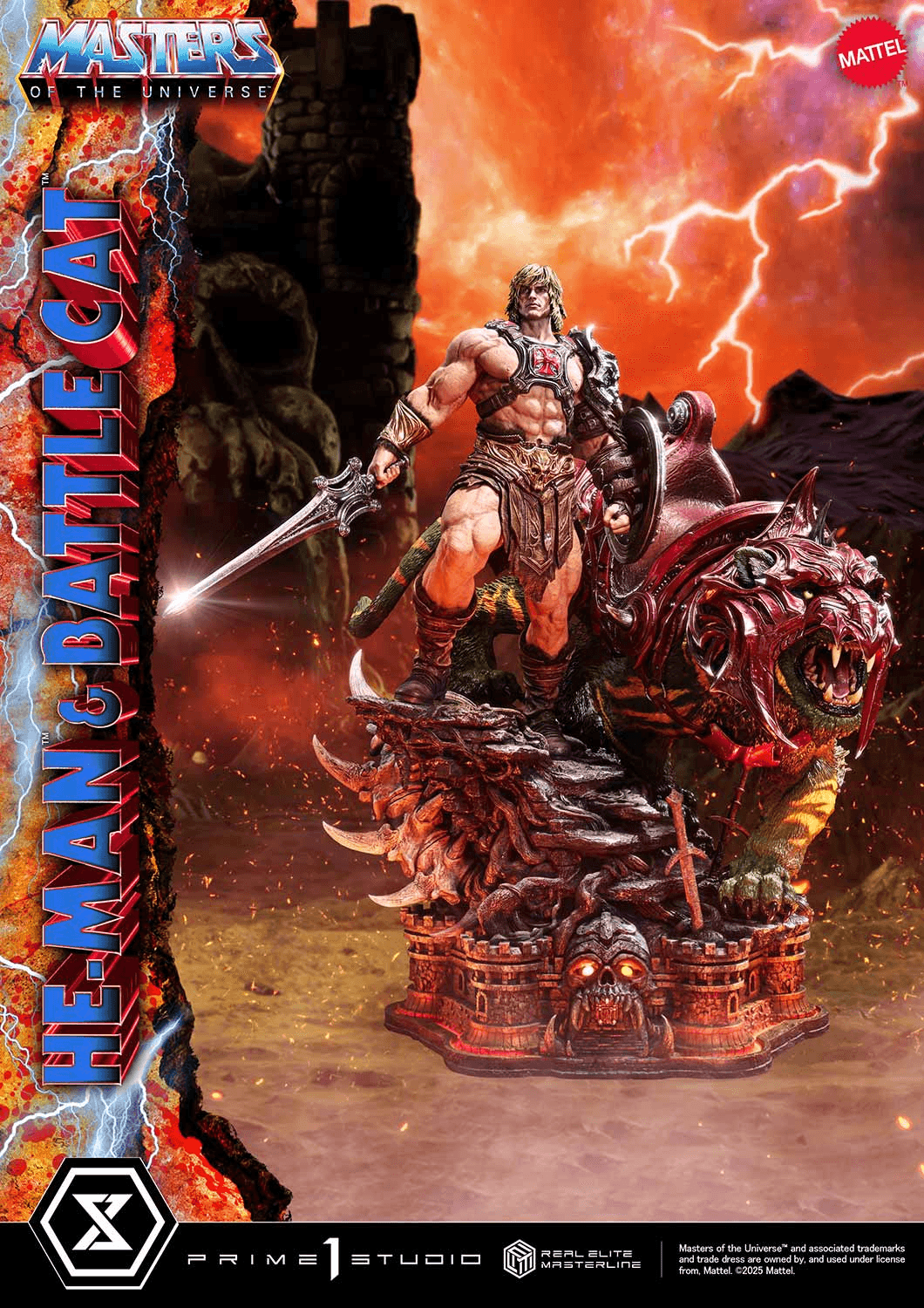 Real Elite Masterline Masters of the Universe He-Man &amp; Battle Cat | 4582647123428