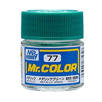 Mr Hobby Mr. Color 77 - Metallic Green (Metallic/Primary Car) | 4973028716740