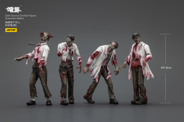 JOYTOY Dark Source Zombie Figure Scientists (Male)(6927054401604)