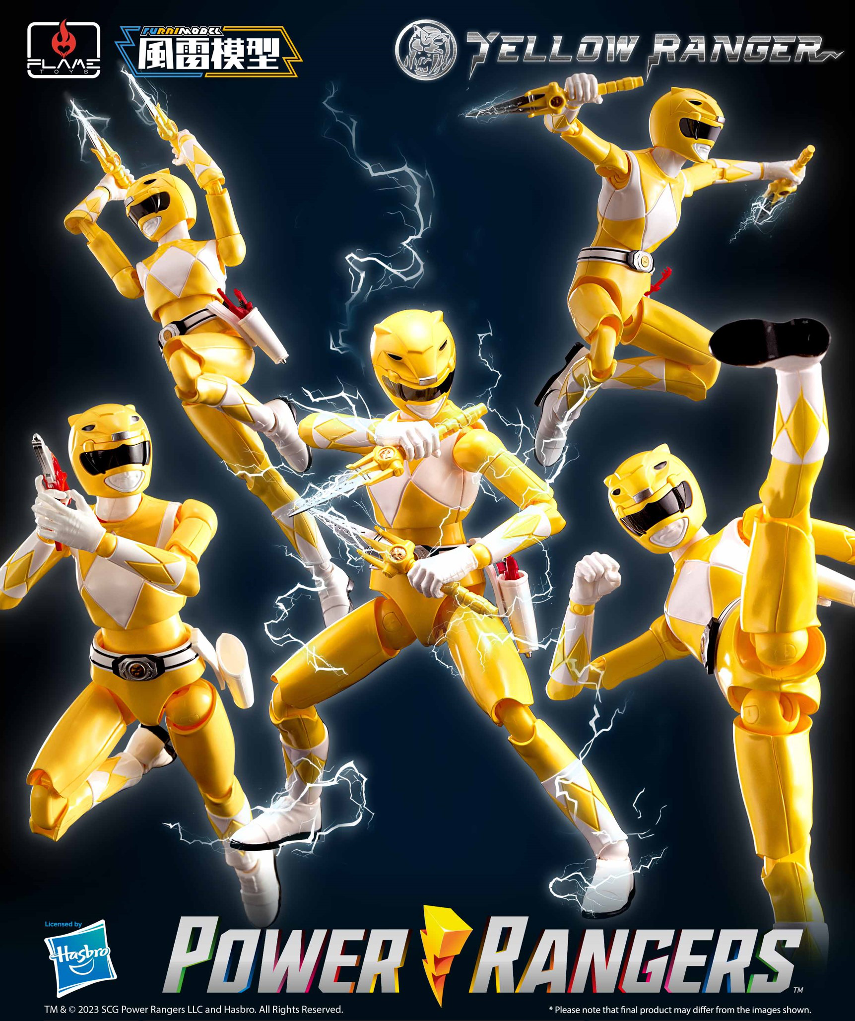 [Furai Action] Power Rangers - Yellow Ranger | 4897054517297