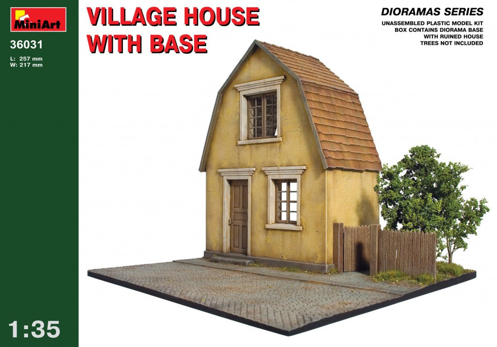 MiniArt 1/35 Village House with Base | 4820041101360