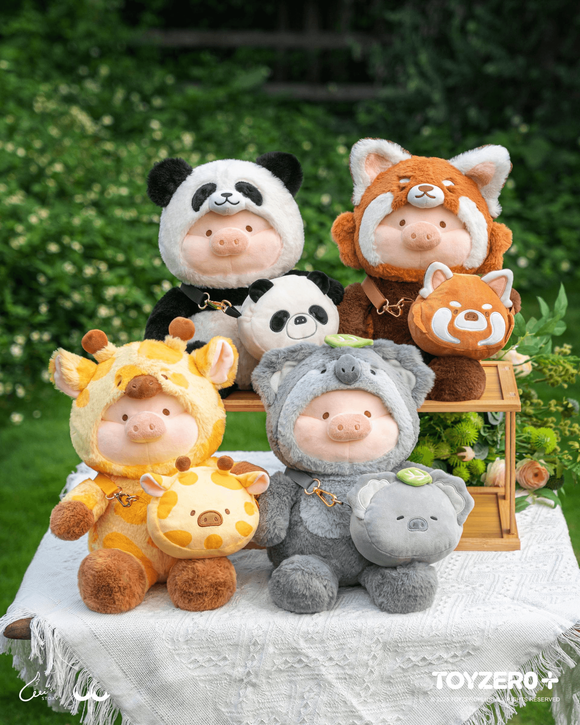 LuLu the Piggy Animal Party - Cheerful Giraffe Lu Plush | 6972607334953