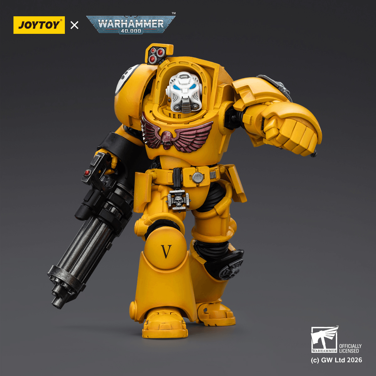 Imperial Fists Terminator 3 with Power Fist and Assault Cannon | 6927054403172