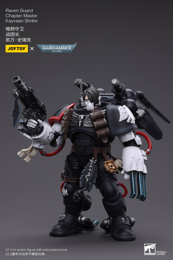 Joy Toy Raven Guard Chapter Master Kayvaan Shrike(6973130376427)(6973130376427)
