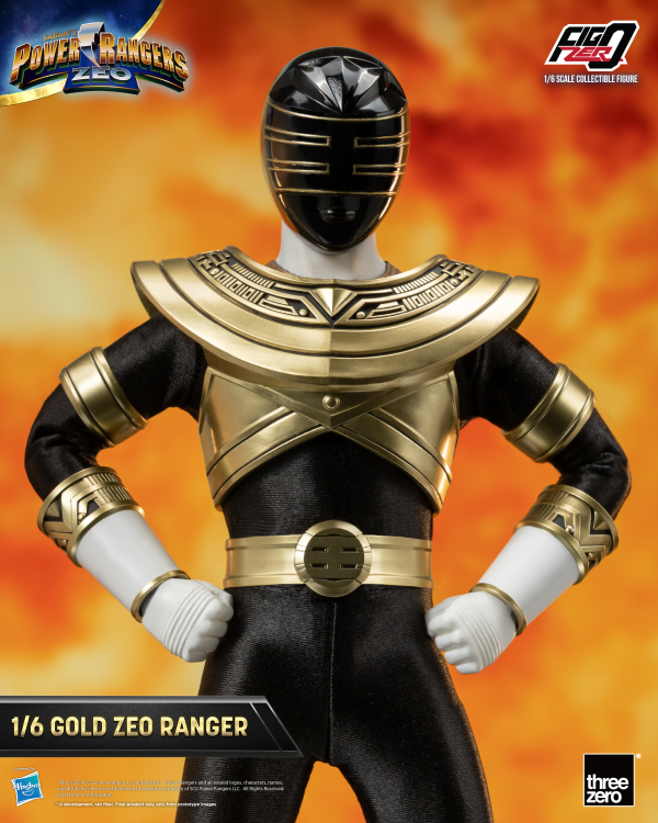 threezero Power Rangers Zeo - FigZero 1/6 Gold Zeo Power Ranger | 4895250812079