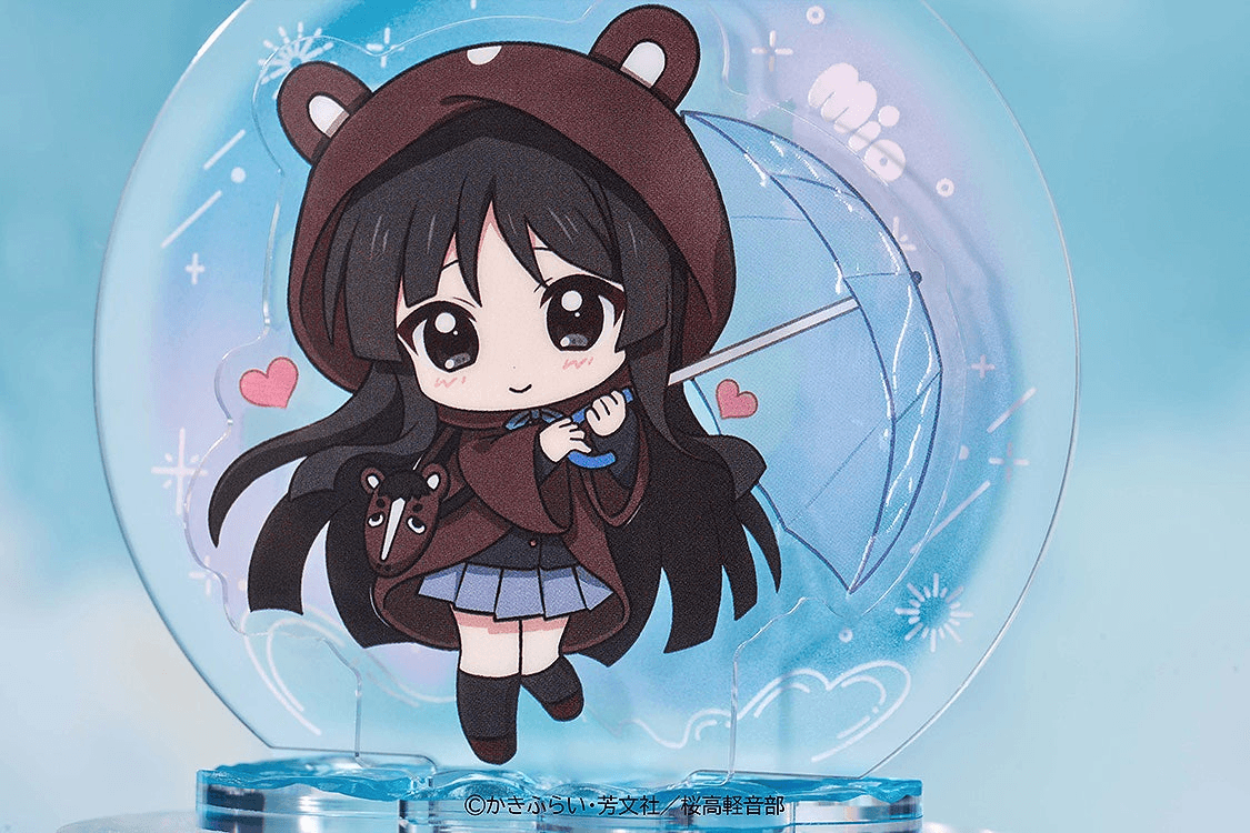 K-ON! Fluffy Rain Series Acrylic Stand Mio Akiyama