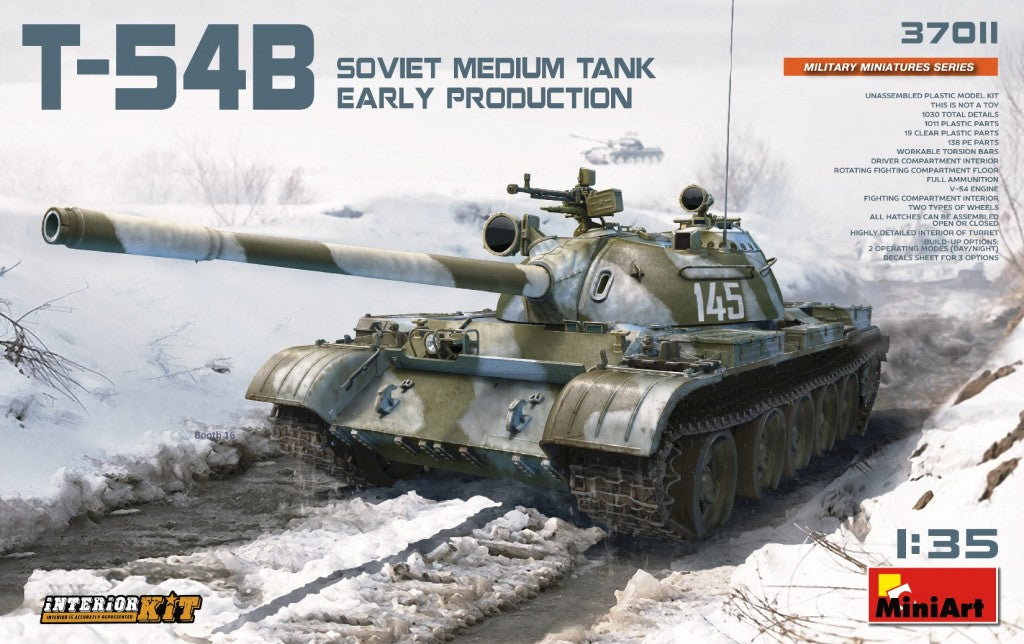 Miniart [37011] 1/35 Soviet Medium Tank T-54B (Early Production) Interior Kit | 4820183310880